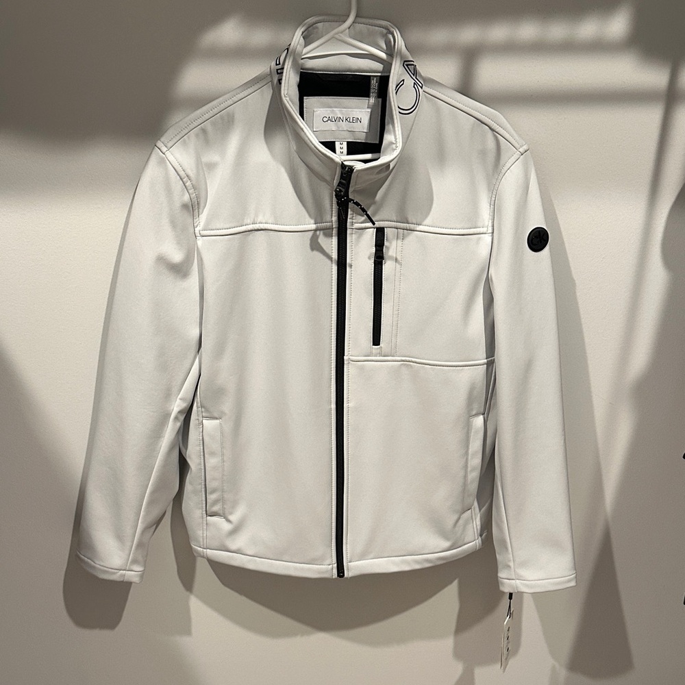 Calvin Klein Men's Light Gray Performance Jacket